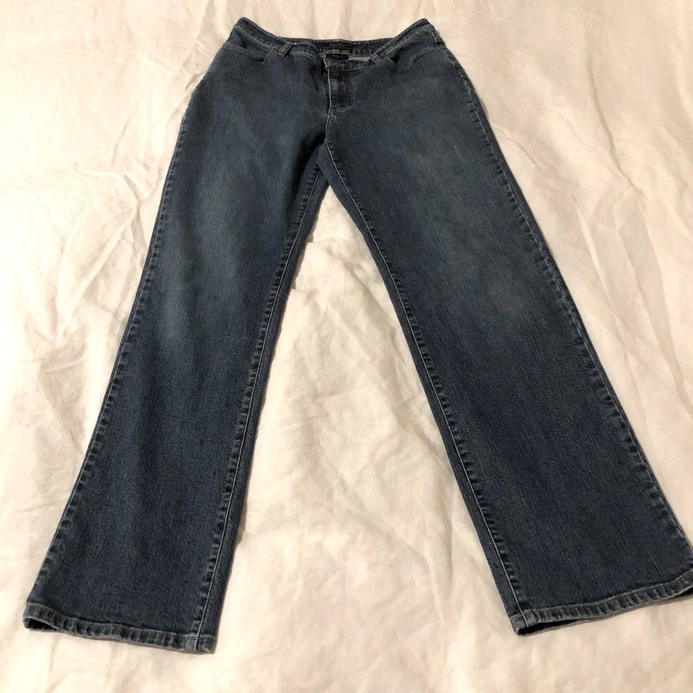 CLEARANCE Indigo Palms High Waist Straight Leg 10R Jeans